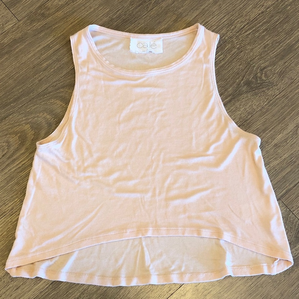 Cale cropped tank, size small